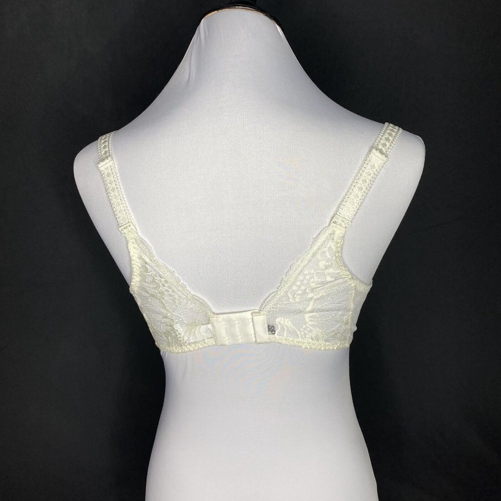 Simone Perele Paris Half Cup Bra 38B Promesse Demi Cup Natural Cream Unpadded - Picture 8 of 12
